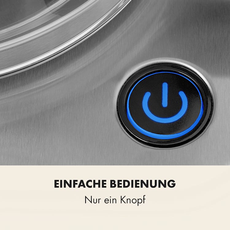 Soulmate Kaffeemaschine Filter-Kaffeemaschine 1800W Glas Edelstahl