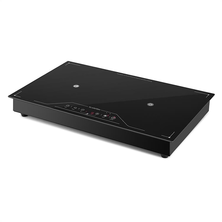 Deejay Piano Cottura a Induzione con Spazio Libero 3500 W Vetroceramica Touch Nero