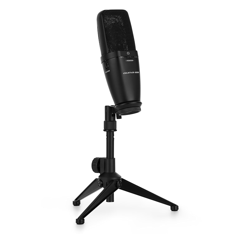 PR5-ST-4 Stativo da Tavolo per Microfono Desktop Pieghevole nero