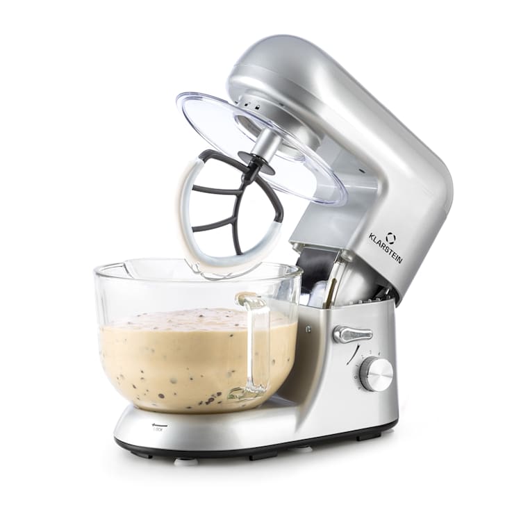 Bella Argentea 2G Food Processor 1800 W 5 litres Dough Hook, Stirring Hook, Whisk Silver Metallic