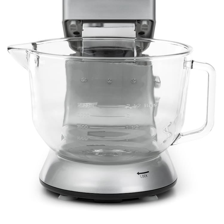 Lucia Argentea 2G keukenmachine mixer vleesmolen 1300W zonder BPA Zilver