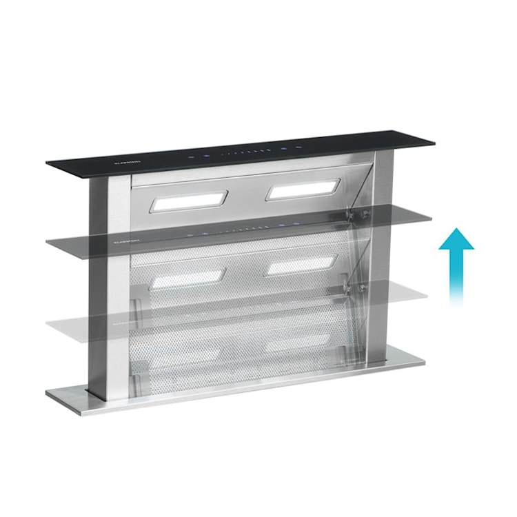 Royal Flush Downdraft Dunstabzugshaube 430 m³/h 60 cm 60