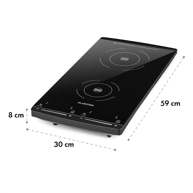 VariCook Slim Induktionskochfeld 2 Kochplatten 2900W 60-240 °C schwarz 2900 W