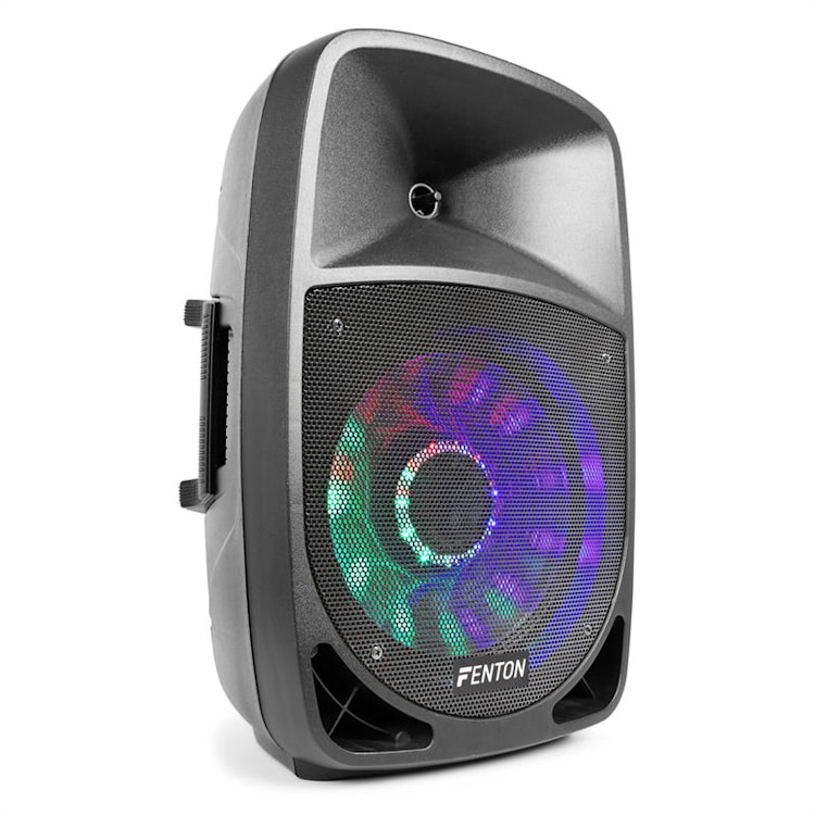 FT1200A actieve luidspreker 250W 12" MP3 bluethooth USB SD AUX LED LCD