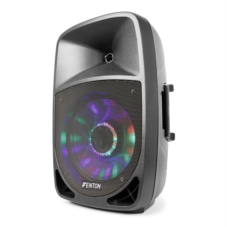 FT1200A actieve luidspreker 250W 12" MP3 bluethooth USB SD AUX LED LCD