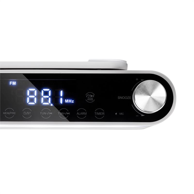 KR-130 Bluetooth Küchenradio Freisprechfunktion UKW-Tuner LED-Leuchte Weiß