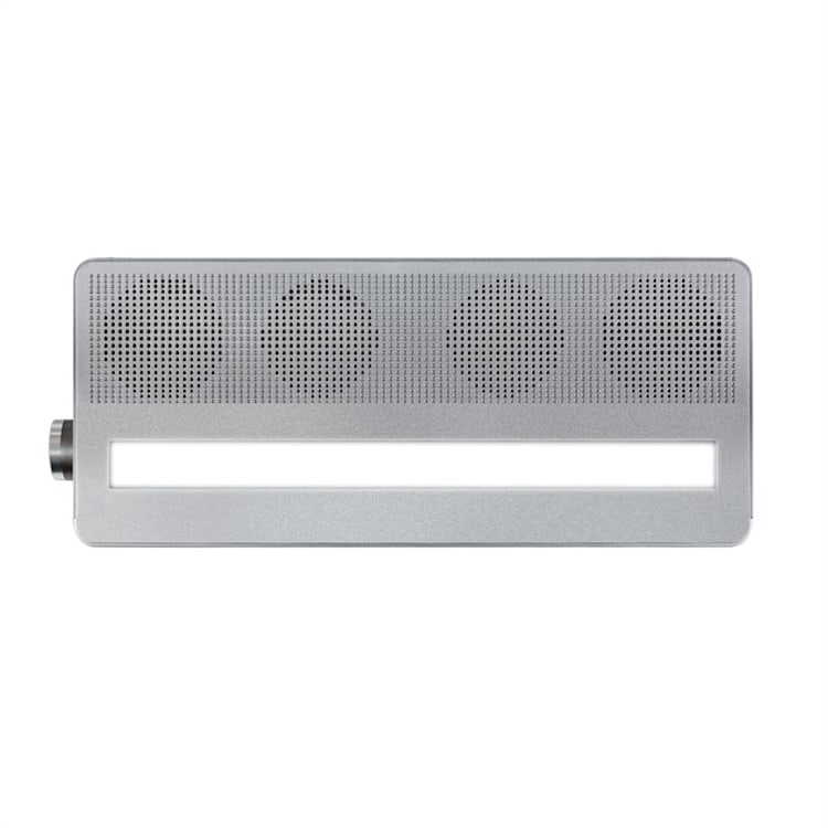 KR-140 Bluetooth Radio de cuisine Fonction mains-libres Tuner FM Éclairage LED -argent