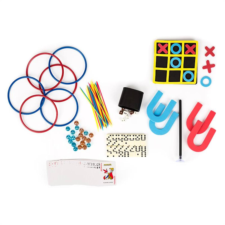 Game-Star speeltafel met 37 spellen multigame opbergvak MDF