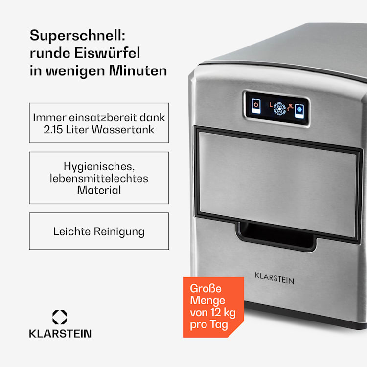 Metropolitan Eiswürfelmaschine 12kg/24h digitales Display