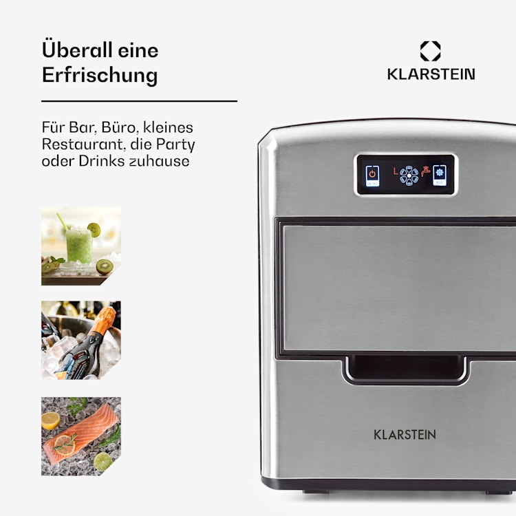 Metropolitan Eiswürfelmaschine 12kg/24h digitales Display