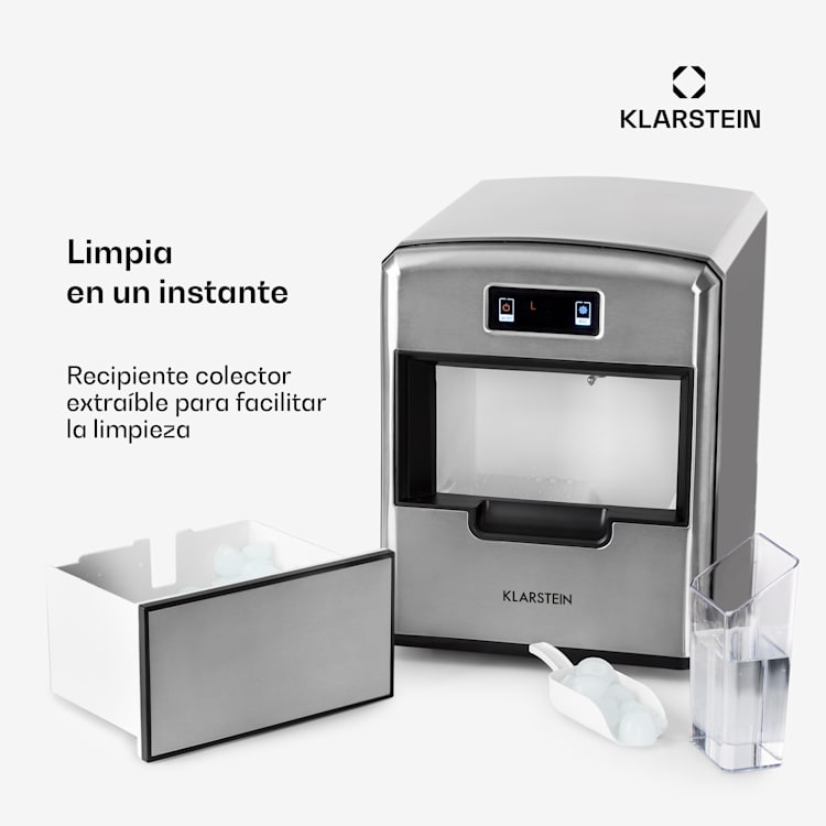 Metropolitan máquina de cubitos de hielo 12kg/24hs display digital