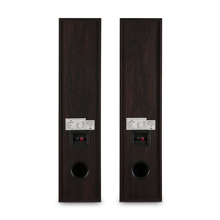 L766 3-Wege Bassreflex HiFi Boxen-Paar walnuss