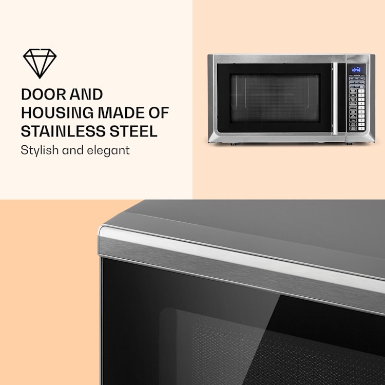 Brilliance Pro microonde 43 litri grill ventola pannello touch acciaio inox 43 Ltr