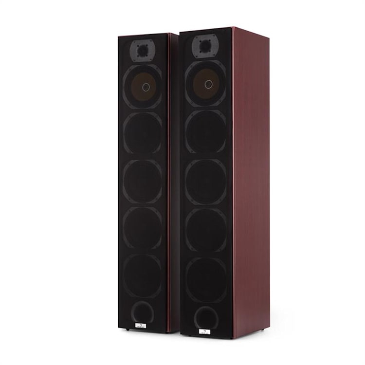 V7B Enceinte colonne 4 voies bassreflex 440W panneau frontal amovible - aca Acajou