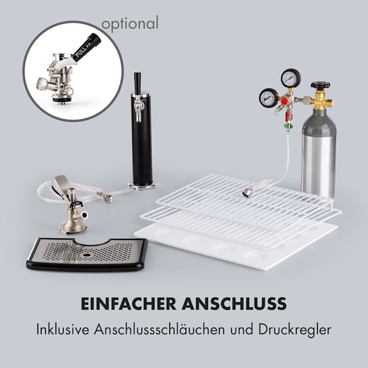 Big Spender Single Bierfass-Kühlschrank  Bierzapfanlage 173l 