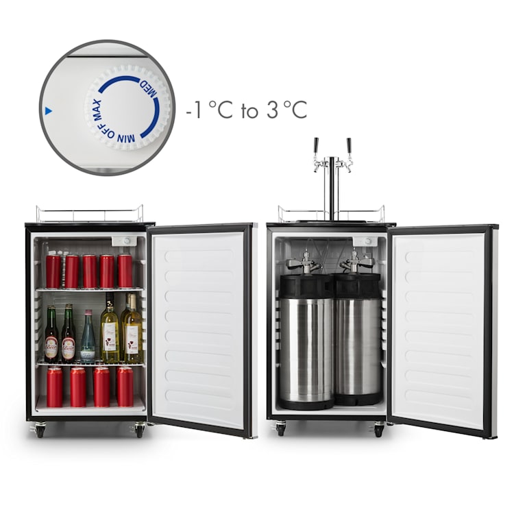 Big Spender Double réfrigérateur pour fût à bière Kit complet 50 L