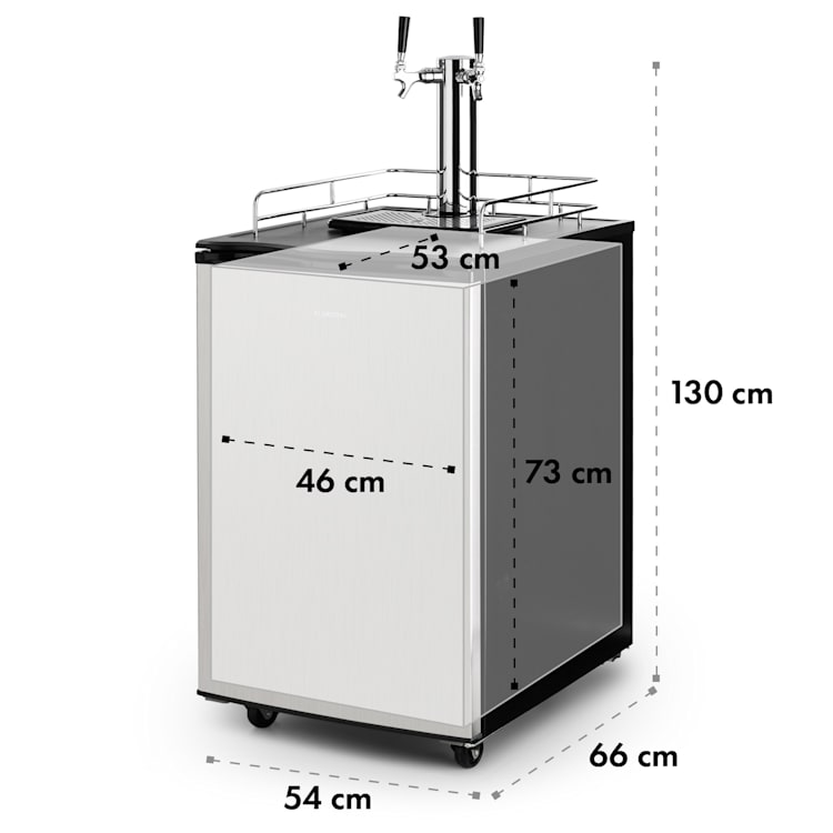Big Spender Double réfrigérateur pour fût à bière Kit complet 50 L