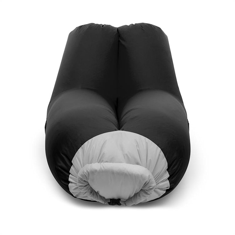 Airlounge Luftsofa 90x80x150cm Rucksack waschbar Polyester schwarz Schwarz