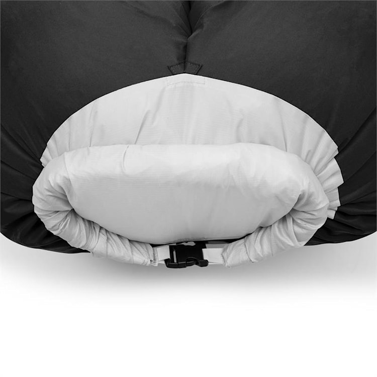 Airlounge Luftsofa 90x80x150cm Rucksack waschbar Polyester schwarz Schwarz