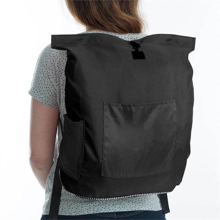 Airlounge Luftsofa 90x80x150cm Rucksack waschbar Polyester schwarz Schwarz