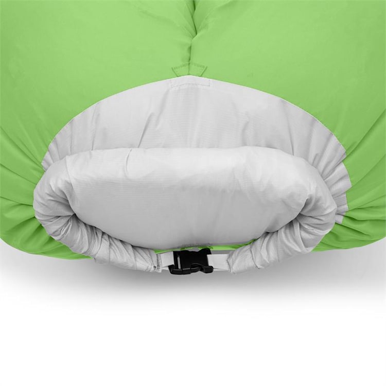 Airlounge Sofá inflable 90x80x150cm Mochila Lavable Poliéster verde Verde