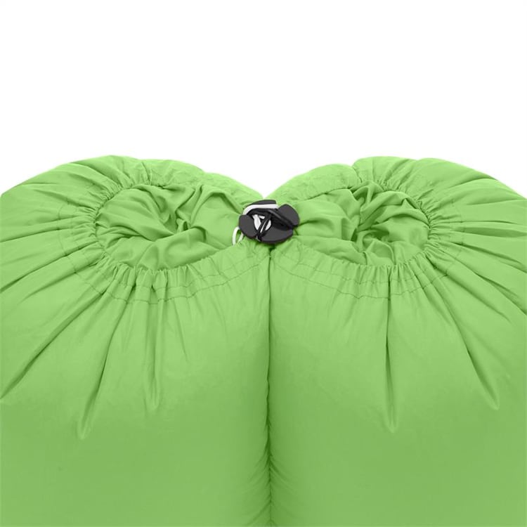 Airlounge Sofá inflable 90x80x150cm Mochila Lavable Poliéster verde Verde