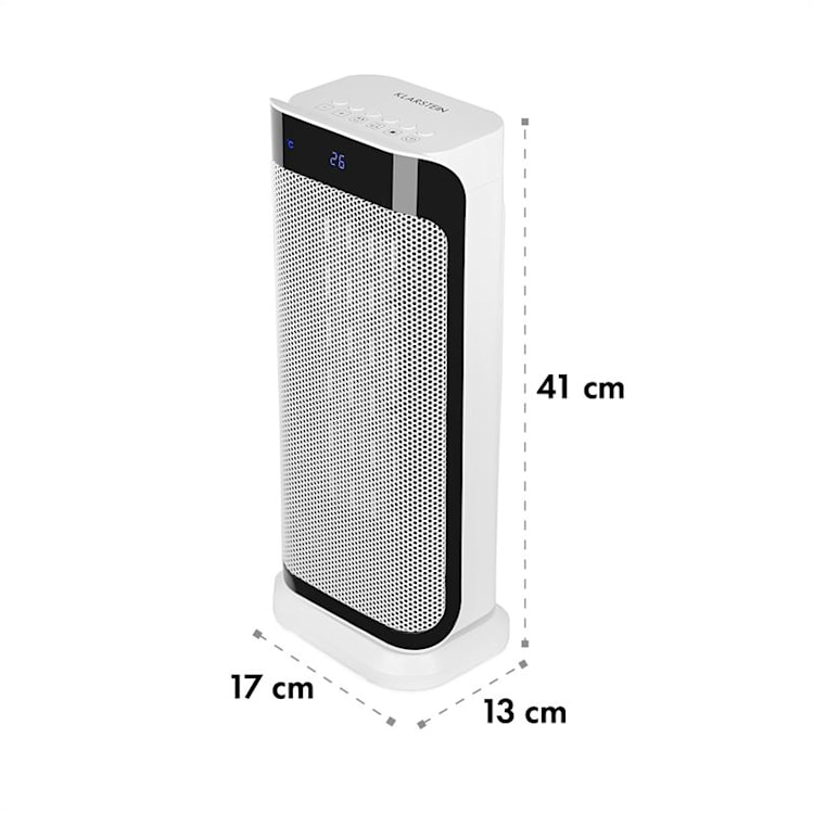 Chaval grijalica, 2000 W, termostat, timer, daljinski upravljač, bijela boja