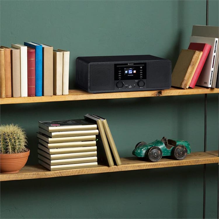IR-190 Internetradio CD-Player WiFi UPnP USB Fernbedienung Schwarz