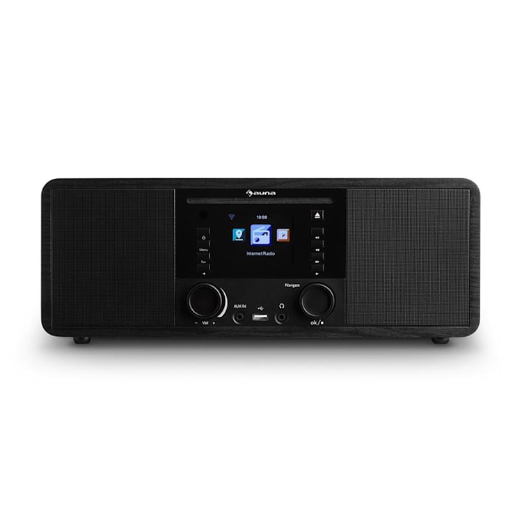IR-190 Internetradio CD-Player WiFi UPnP USB Fernbedienung Schwarz
