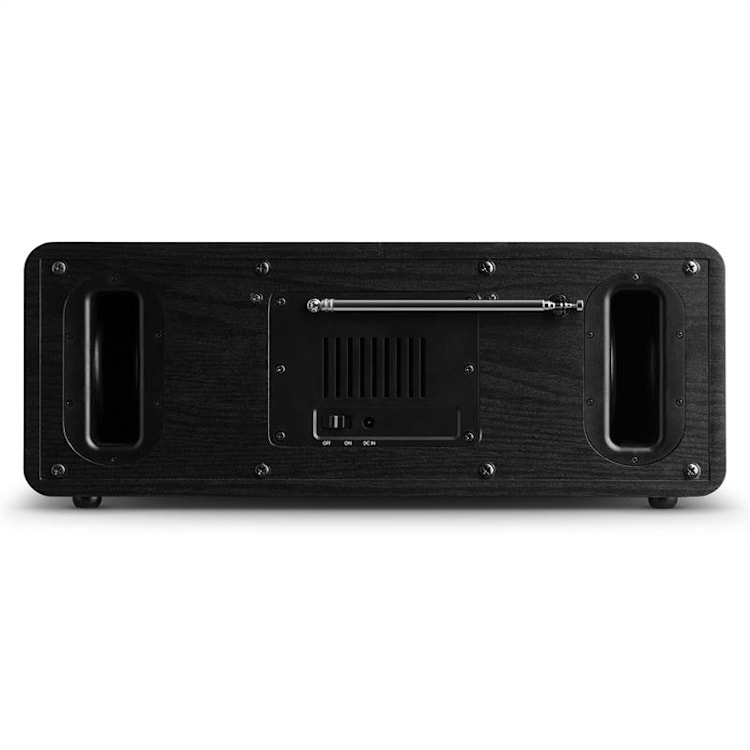 IR-190 Rádio de Internet Leitor de CD Wi-fi UpnP USB Comando Remoto Preto Preto