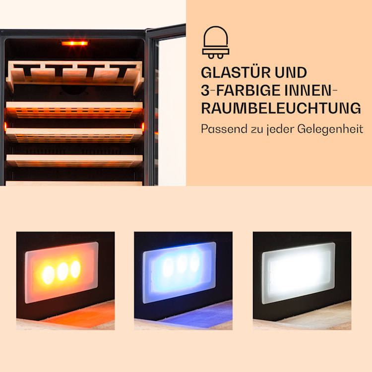 Vinovilla Grande 165 Built-in Duo Weinkühlschrank 425l 165Fl. Glastür 425 Ltr | 2 Kühlzonen