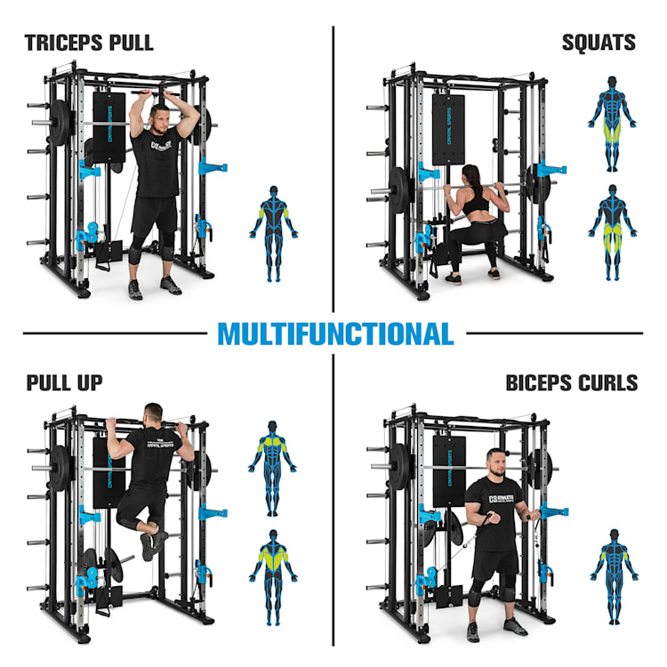 Pro Amaze Smith Machine Cable Cross, aparat multifuncțional pentru exerciții