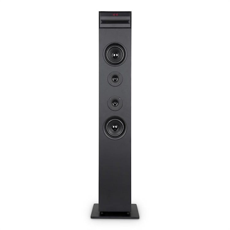 Karaboom CD Zestaw karaoke Bluetooth MP3 USB mikrofon FB czarny