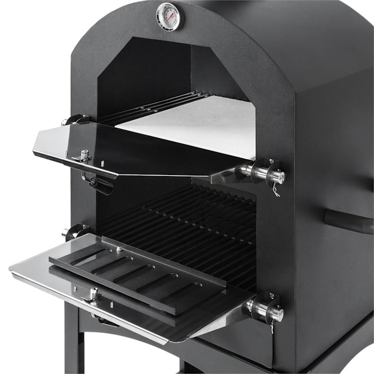 Pizzaiolo Perfetto Horno para pizza 30,5 x 30,5 cm Piedra 1,2 mm Acero Móvil