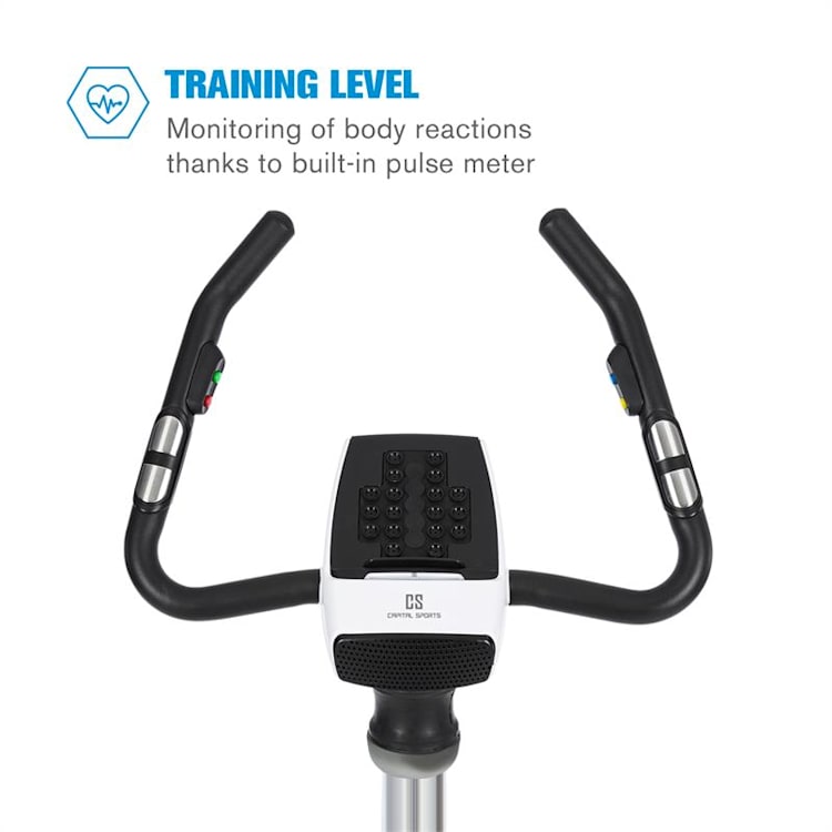 Arcadion Heimtrainer Gaming Bike Medidor de Pulso Bluetooth Halter de Barra Branco Branco