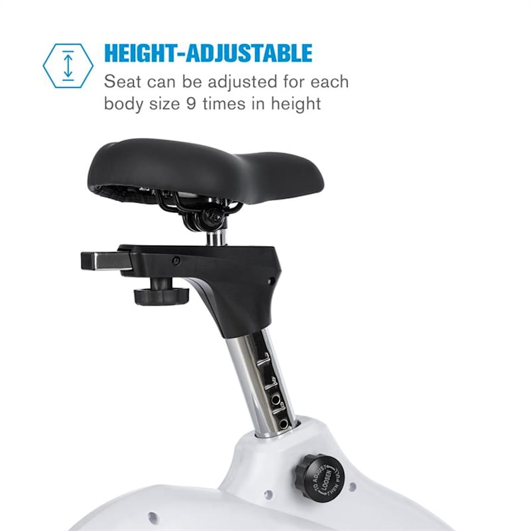 Arcadion Heimtrainer Gaming Bike Medidor de Pulso Bluetooth Halter de Barra Branco Branco