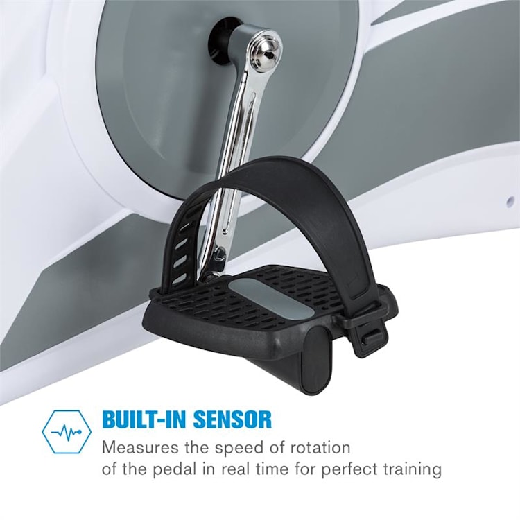 Arcadion Heimtrainer Gaming Bike Medidor de Pulso Bluetooth Halter de Barra Branco Branco