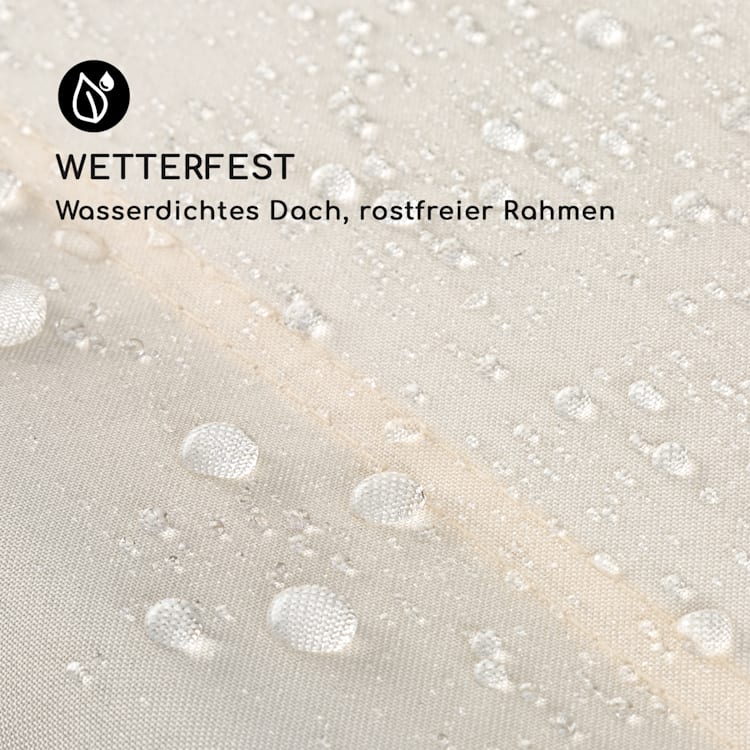 The Big Easy Schwingliege schwarz, wetterfest 350kg max. UV- Schutz Schwarz