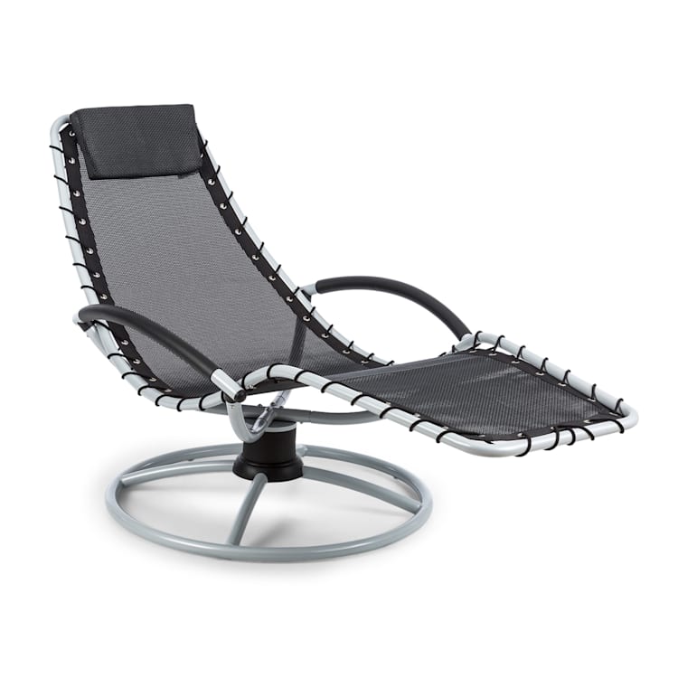 The Chiller, scaun balansoar, 77 x 85 x 173 cm, 360 Comfort, ComfortMesh, negru Negru