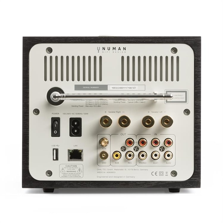 Unison Reference Edition - all-in-one receiver met versterker zwart Zwart