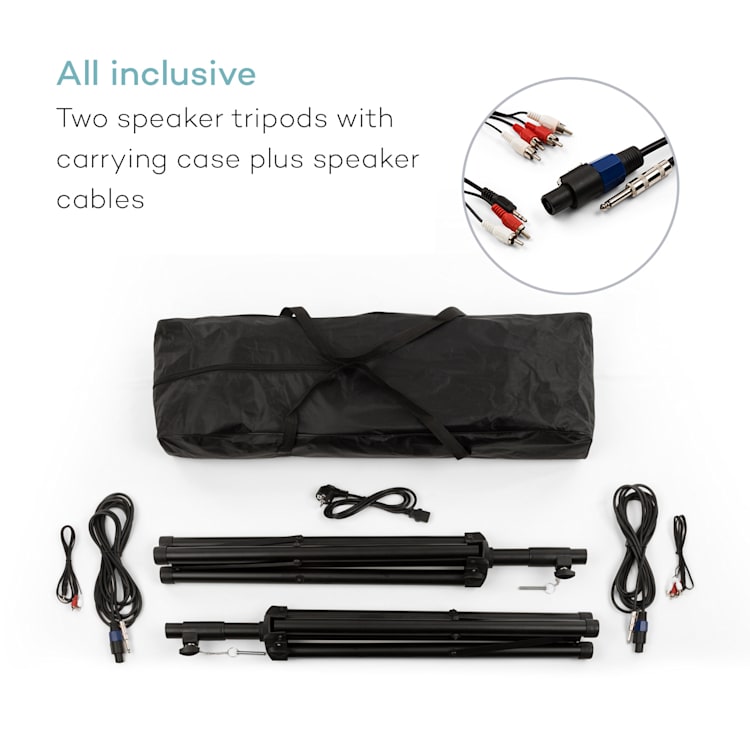 Cube 1512 2.1 set PA activo, 1200 W, 15" subwoofer, 2 x 12" altavoz