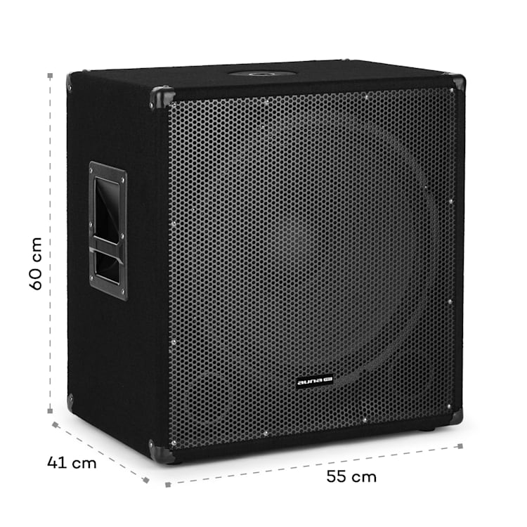 Cube 1812 2.1 Set PA Attivo, 1600 Watt, Subwoofer 18", 2 x Altoparlante 12" 1600 W