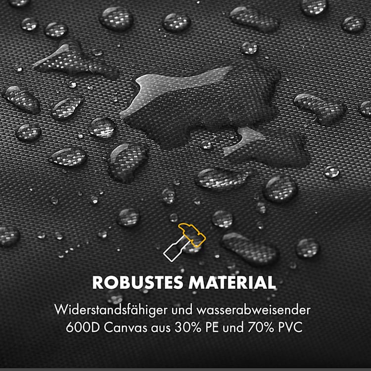 Tomahawk 3.0 Cover Wetterschutzhaube 600D Canvas 30/70% PE/PVC schwarz 120 x 115 x 54 cm