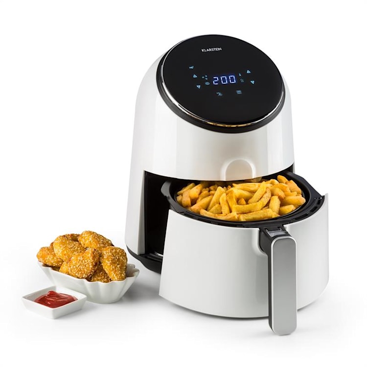 AirVital, forrólevegős fritőz, 1300 W, 2,5 l, CeraPlus tapadásmentes felület, érintésvezérlés, fehér