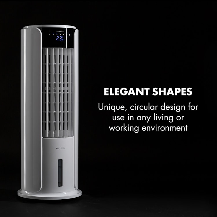 Skyscraper Horizon, hladilec zraka, ventilator, 60 W, 486 m³/h, 3,5 l posoda za vodo, bela barva Horizon | Bela
