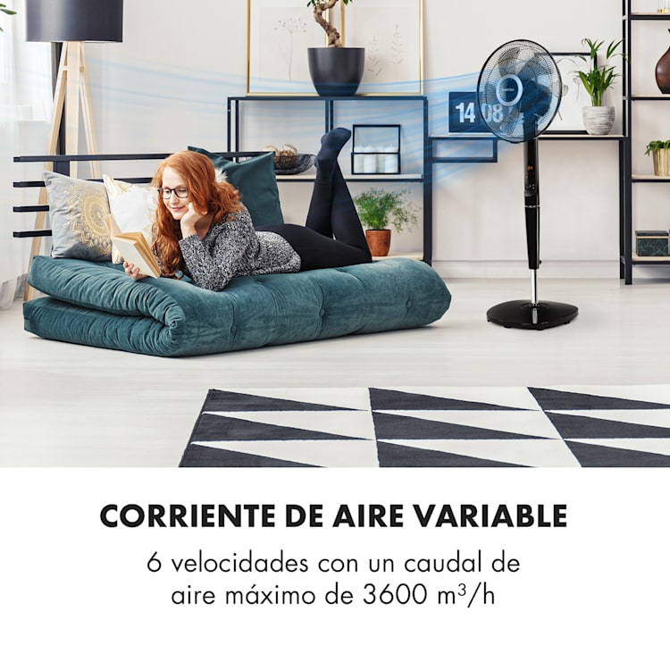 Infinity Storm Ventilador de pie 16" (40cm) 55W 3 modos Variofresh