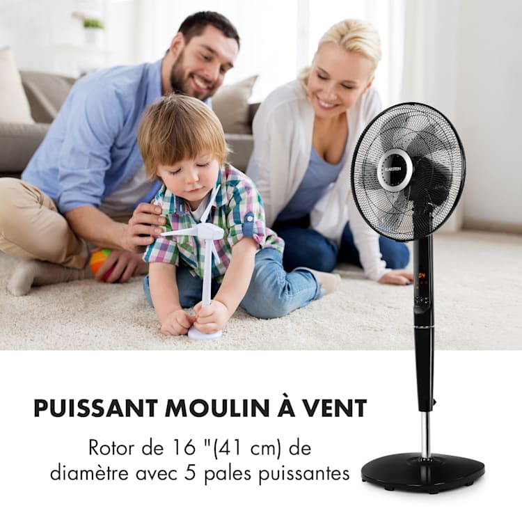 Infinity Storm ventilateur sur pied 16" (40 cm) 55 W 3 modes Variofresh