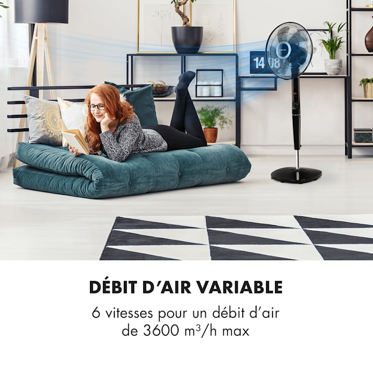 Infinity Storm ventilateur sur pied 16" (40 cm) 55 W 3 modes Variofresh