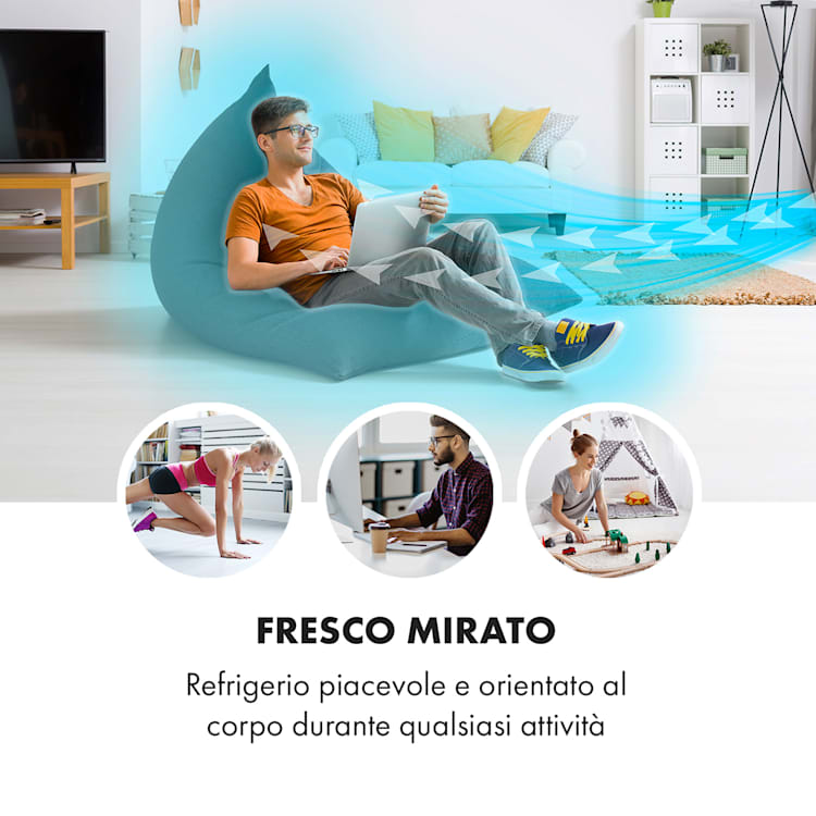 Infinity Storm Ventilatore a Piantana 16" (40 cm) 55 W 3 Modalità Variofresh