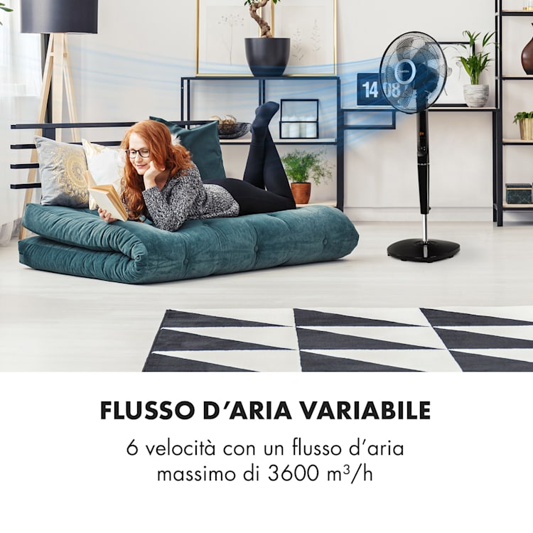 Infinity Storm Ventilatore a Piantana 16" (40 cm) 55 W 3 Modalità Variofresh